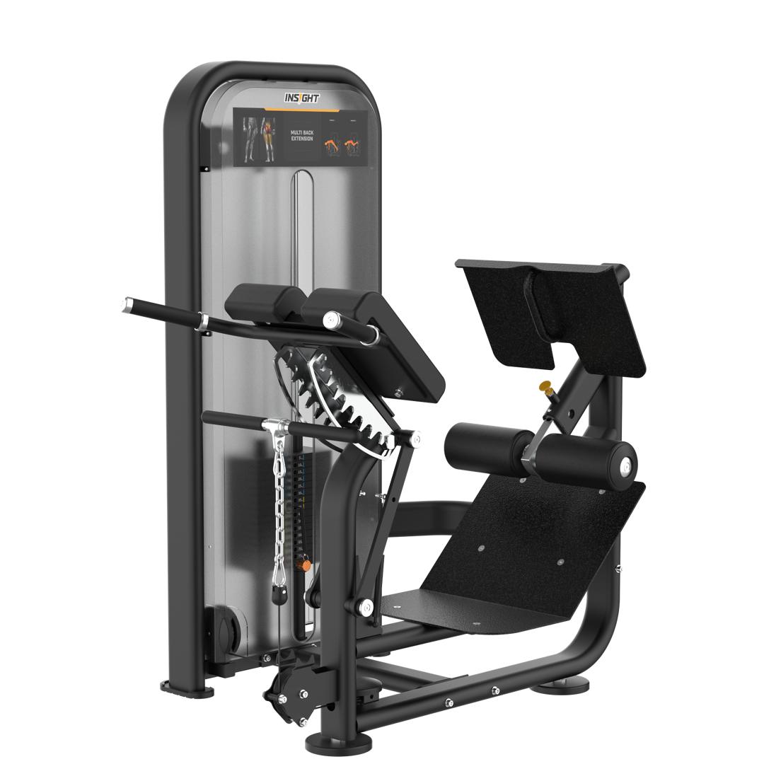 Insight Fitness Multi Back Extension - BE8040 with digital display on a white background
